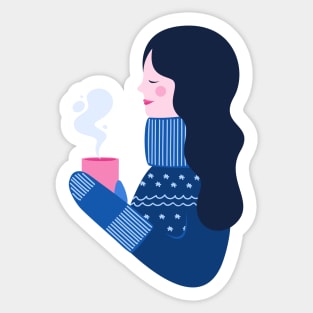 Hug in a Mug Sticker